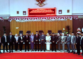 DPRD Gelar Paripurna Mendengarkan Pidato Perdana Bupati dan Wabup Bolsel