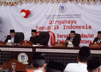 DPRD Bolsel Gelar Rapat Paripurna Penyampaian KUA-PPAS TA 2026