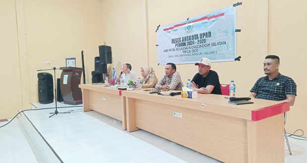DPRD Bolsel Serap Aspirasi Masyarakat Lewat Kegiatan Reses Tahun 2025
