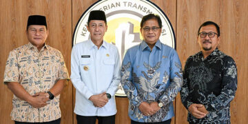 Ketua DPRD Dampingi Bupati dan Wabup Audiensi dengan Kementerian Transmigrasi RI