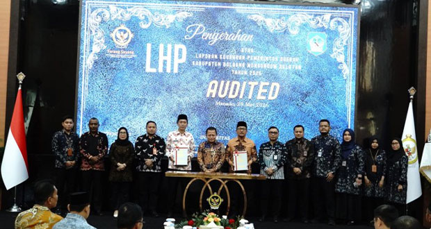 DPRD Apresiasi Prestasi Pemkab Bolsel Atas WTP Ke-12